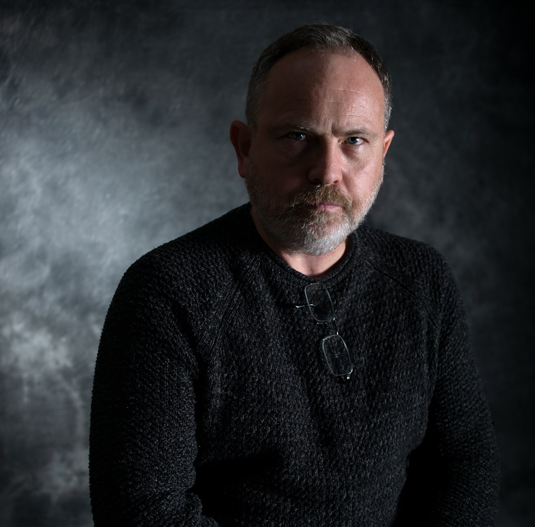 Slovenian man media coach portrait